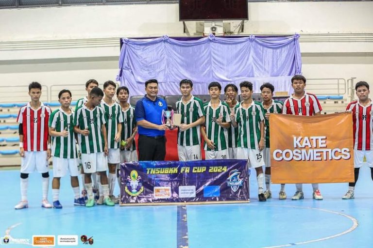 โรงเรียนธัญรัตน์คว้ารางวัลรองชนะอันดับ 1 รายการ TNSU SUPERCUP U18 (ฟุตซอล U18)